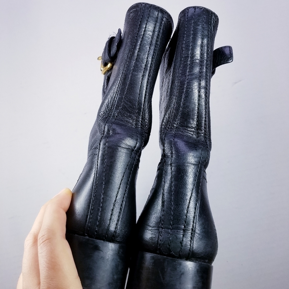 Prada | Soft‎ Leather Ankle Boots 37 - Picture 8 of 10